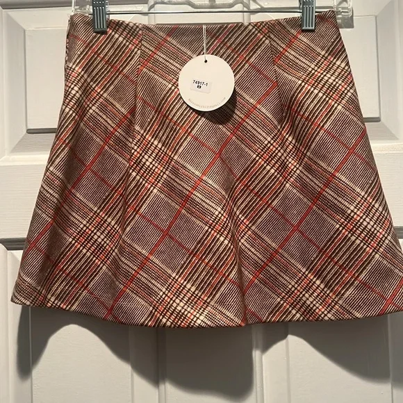 Women’s plaid mini skirt - Picture 2 of 2